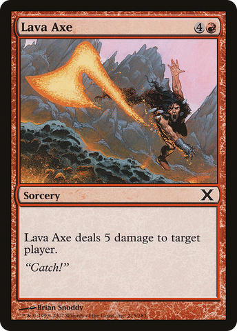 {C} Lava Axe [Tenth Edition][10E 215]