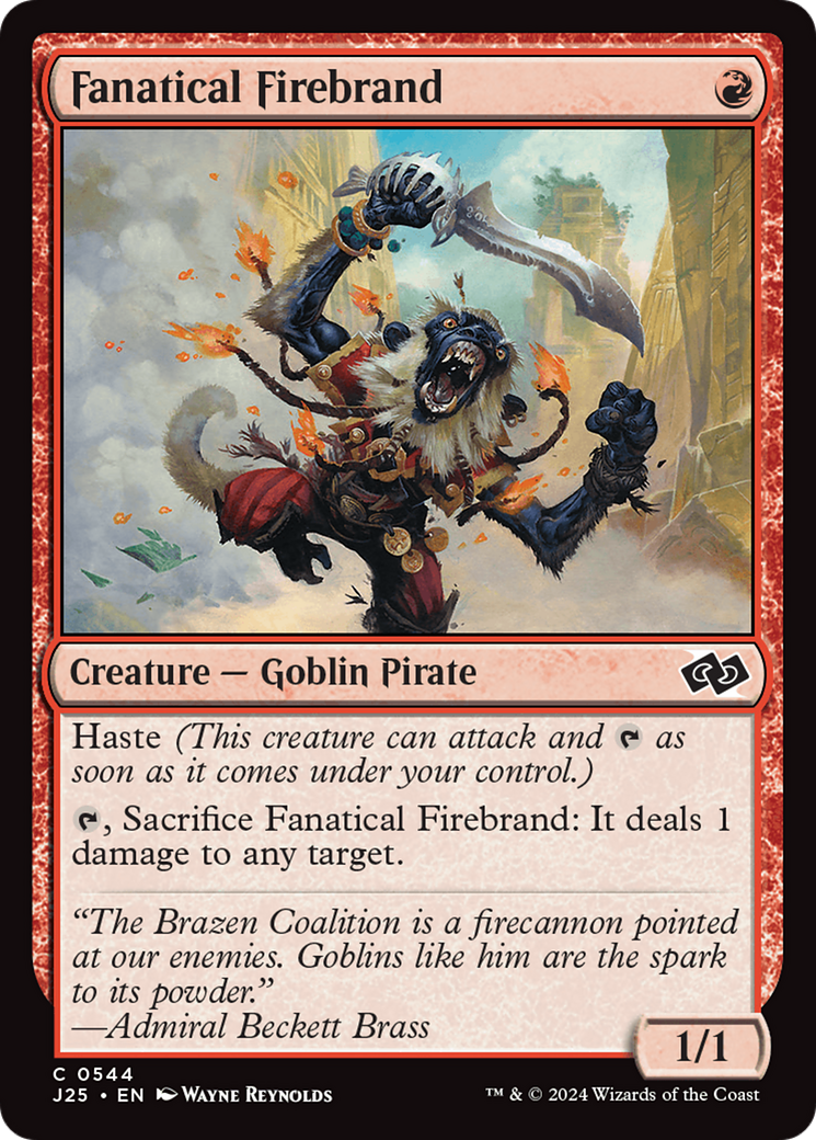 {C} Fanatical Firebrand [Foundations Jumpstart][J25 544]