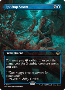 {R} Rooftop Storm (Borderless) [Innistrad Remastered][INR 306]