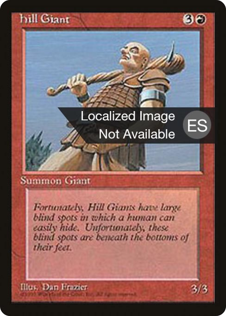 {F} Hill Giant [Fourth Edition (Foreign Black Border)][FBB 4ED 201]