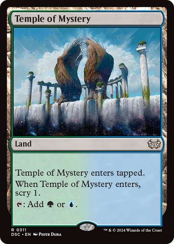 {R} Temple of Mystery [Duskmourn: House of Horror Commander][DSC 311]