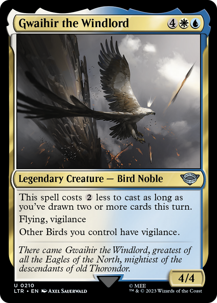 {C} Gwaihir the Windlord [The Lord of the Rings: Tales of Middle-Earth][LTR 210]