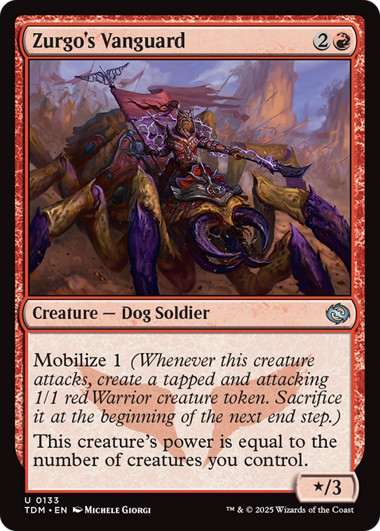 {@C} Zurgo's Vanguard [Tarkir: Dragonstorm][TDM 133]