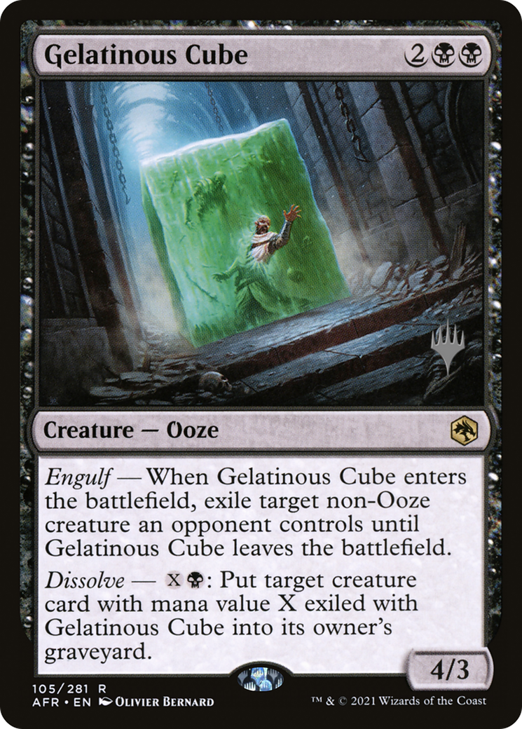 {R} Gelatinous Cube (Promo Pack) [Dungeons & Dragons: Adventures in the Forgotten Realms Promos][PP AFR 105]