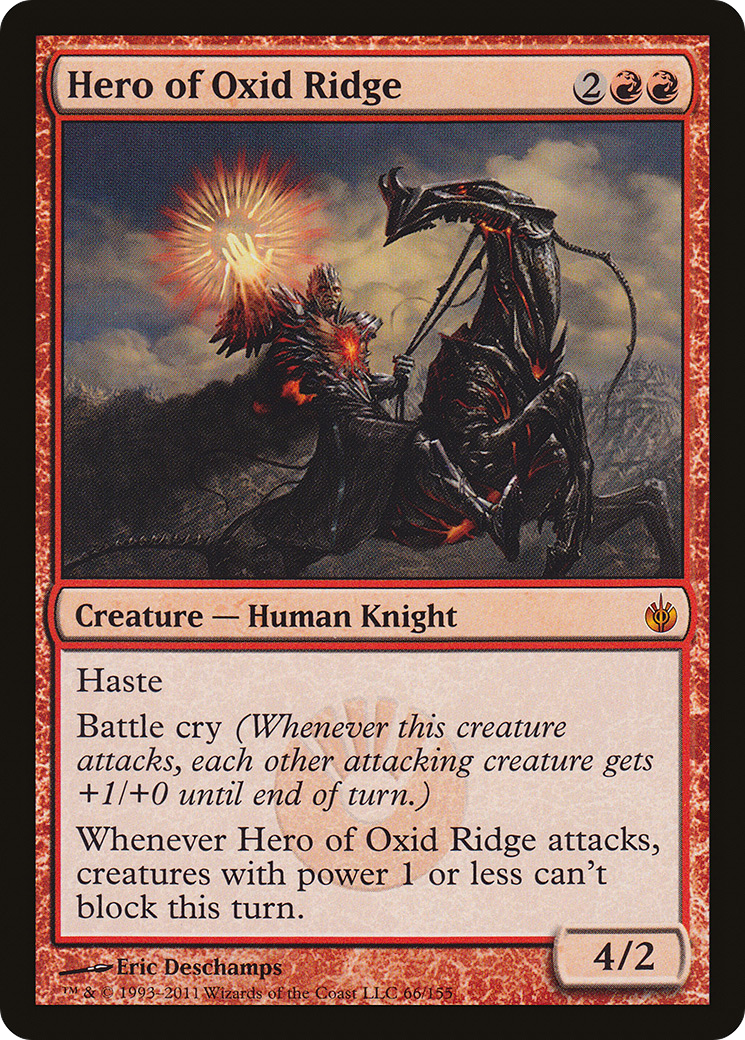 {R} Hero of Oxid Ridge [Mirrodin Besieged][MBS 066] - Misty Mountain Games