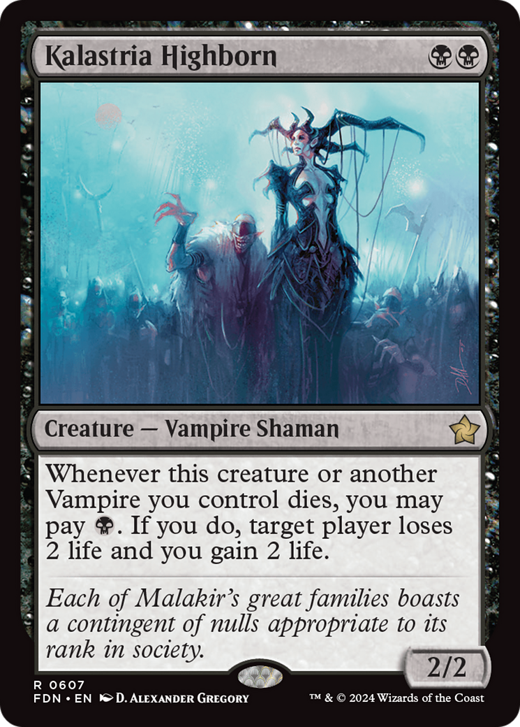 {@R} Kalastria Highborn [Foundations][FDN 607]