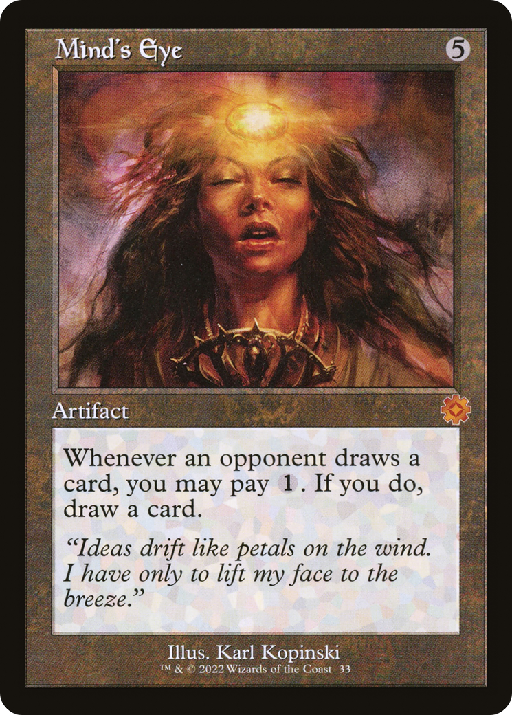 {R} Mind's Eye (Retro) [The Brothers' War Retro Artifacts][BRR 033]