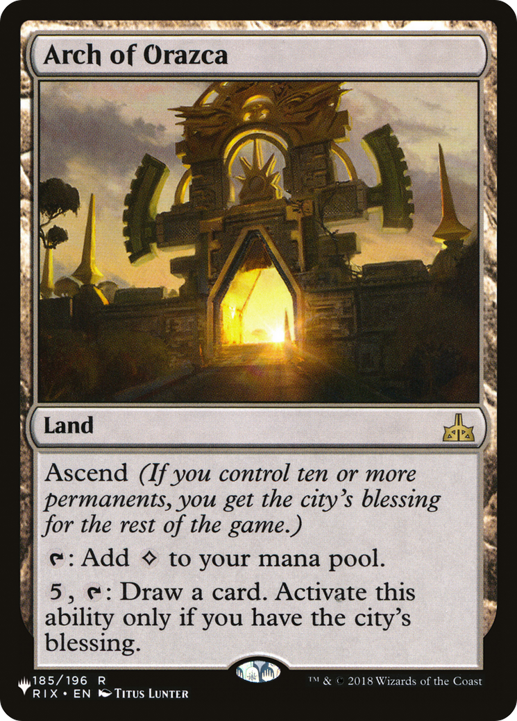 Arch of Orazca [PLST RIX-185]