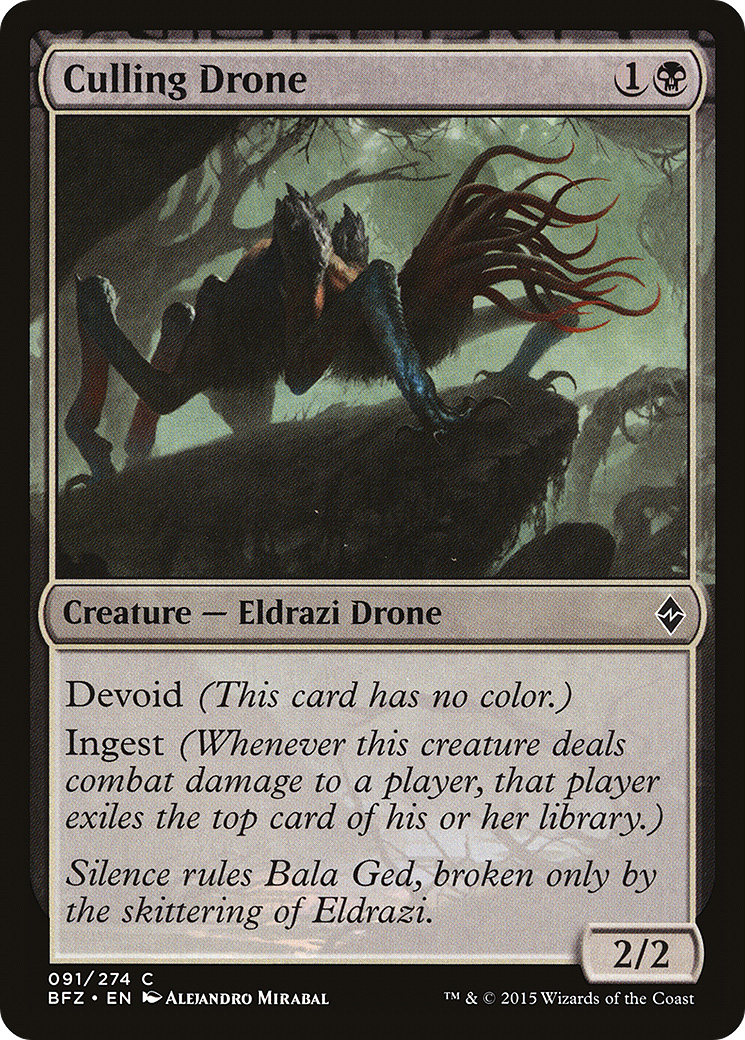 {C} Culling Drone [Battle for Zendikar][BFZ 091]