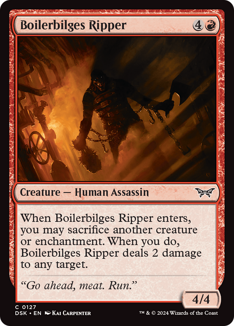{@C} Boilerbilges Ripper [Duskmourn: House of Horror][DSK 127]