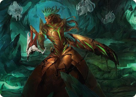 {A} Glissa Sunslayer Art Card [Phyrexia: All Will Be One Art Series][AONE 047]