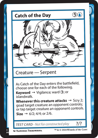 {C} Catch of the Day [Mystery Booster 2 Playtest Cards][MB2 PLAYTEST]