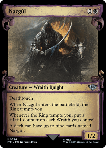 {C} Nazgul (0724) [The Lord of the Rings: Tales of Middle-Earth Showcase Scrolls][LTR 724]