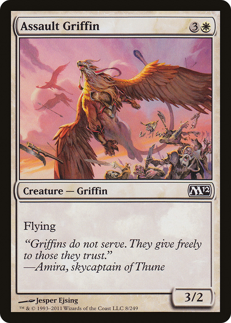 {C} Assault Griffin [Magic 2012][M12 008]