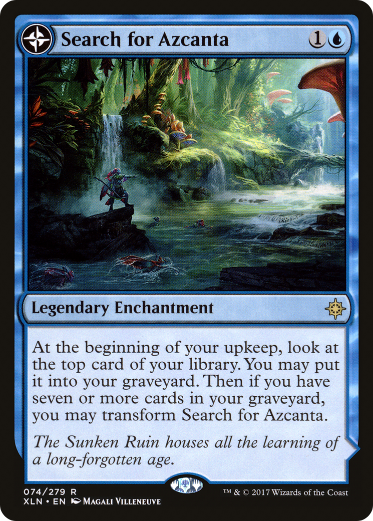 {R} Search for Azcanta // Azcanta, the Sunken Ruin [Ixalan][XLN 074]