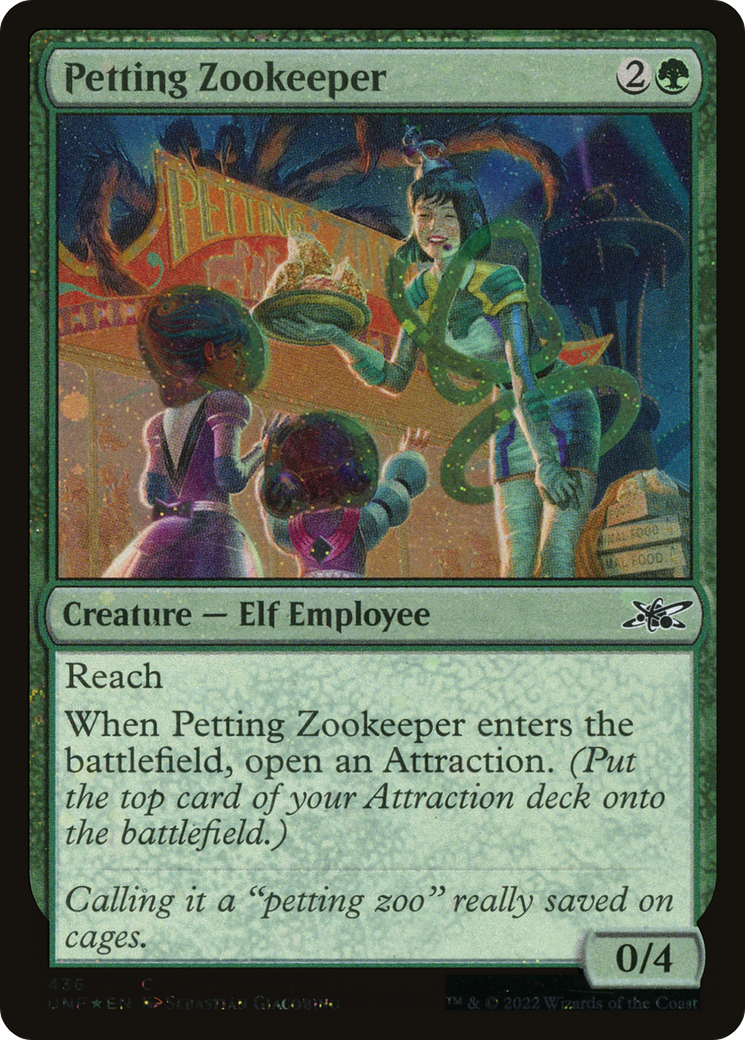 {C} Petting Zookeeper (Galaxy Foil) [Unfinity][UNF 436]