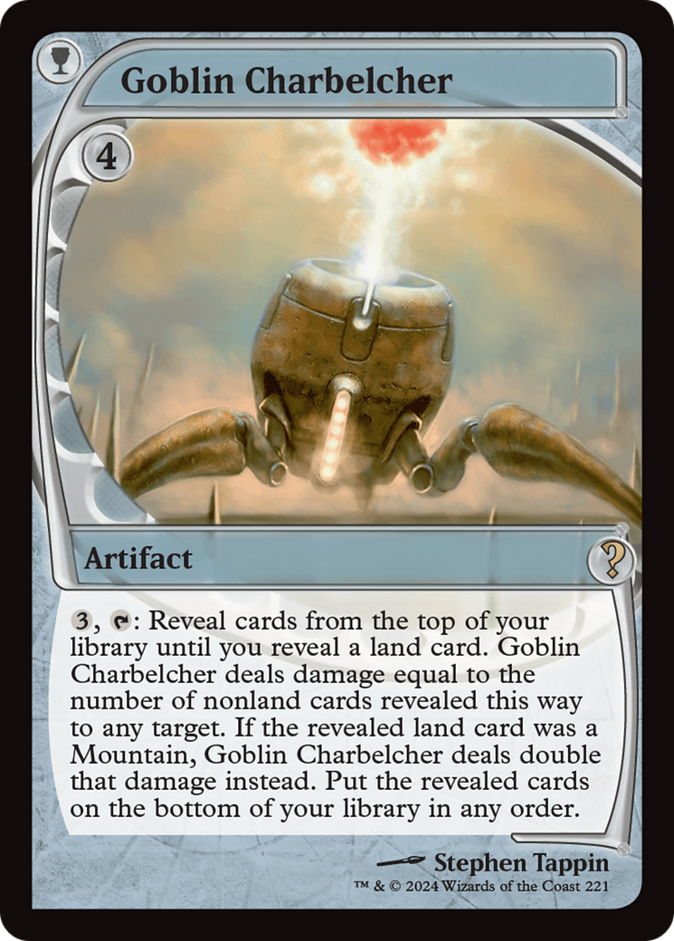 {R} Goblin Charbelcher (Future Sight) [Mystery Booster 2][MB2 221]