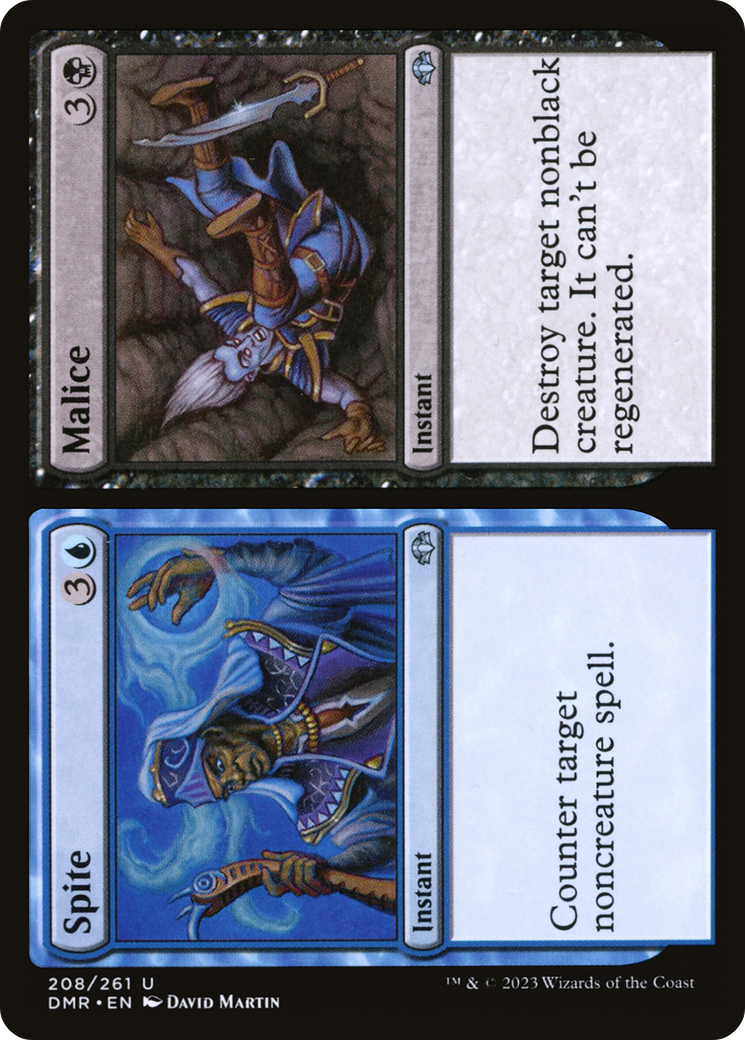 {C} Spite // Malice [Dominaria Remastered][DMR 208]