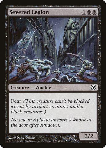 {C} Severed Legion [Duels of the Planeswalkers][DPA 033]