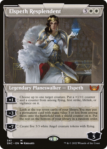 {R} Elspeth Resplendent (Showcase Art Deco) [Streets of New Capenna][SNC 341]