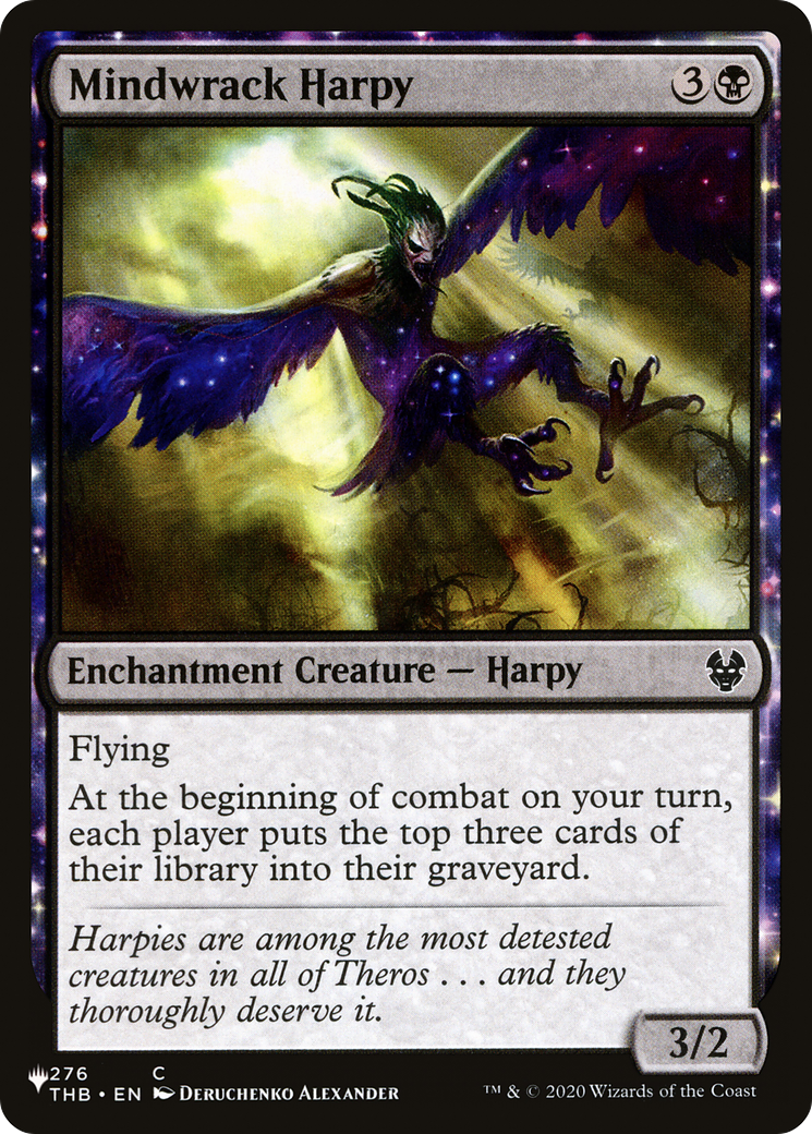 Mindwrack Harpy [LIST 276/254] : (enchantment)
