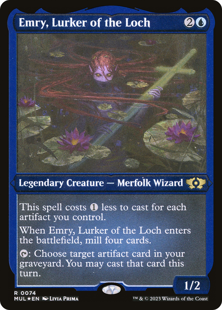 {R} Emry, Lurker of the Loch (Foil Etched) [Multiverse Legends][MUL 074]