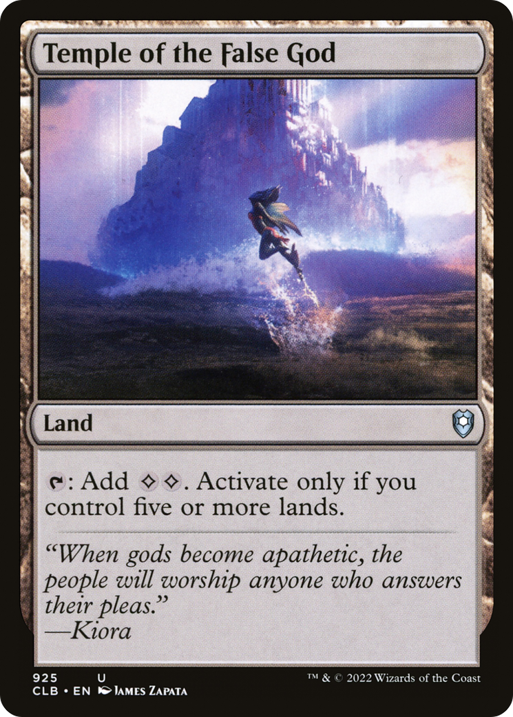 {C} Temple of the False God [Commander Legends: Battle for Baldur's Gate][CLB 925]