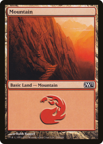 {B}[M12 244] Mountain (244) [Magic 2012]