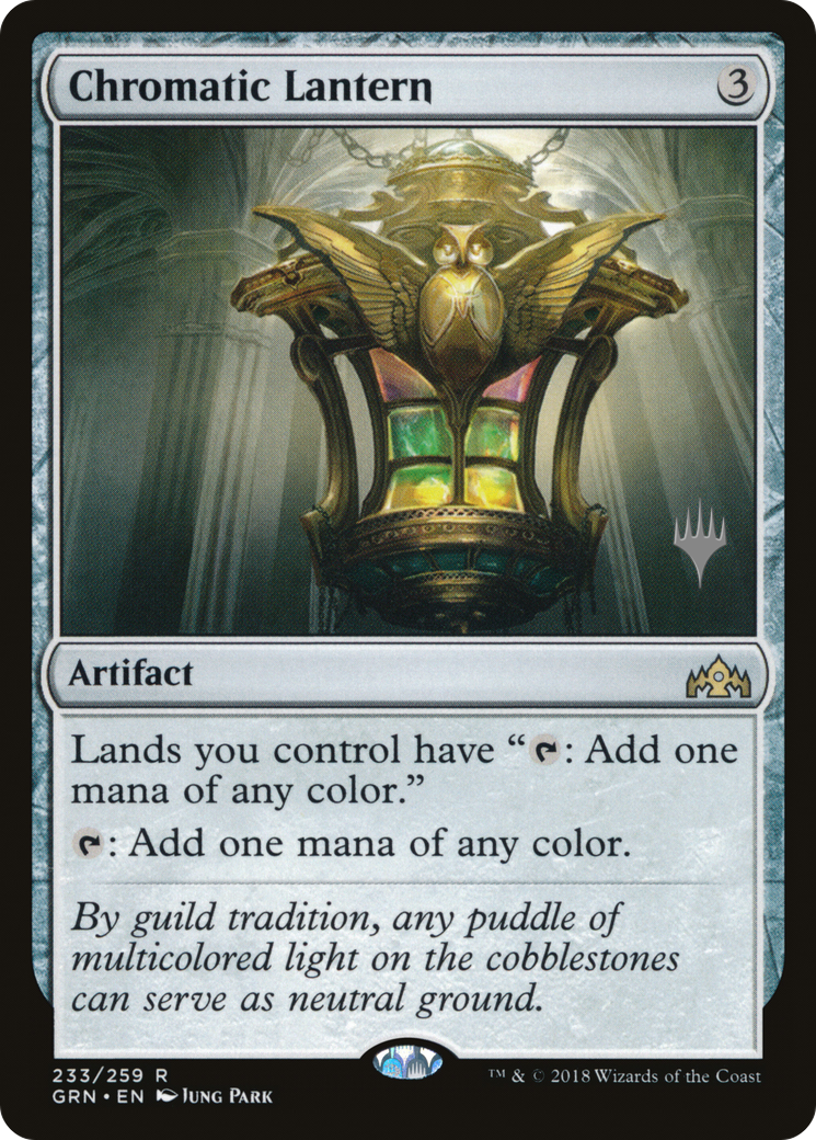{R} Chromatic Lantern (Promo Pack) [Guilds of Ravnica Promos][PP GRN 233]
