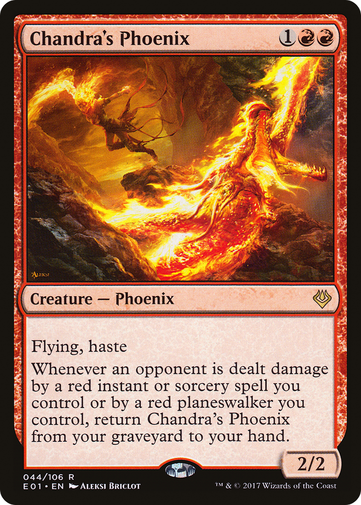 {R} Chandra's Phoenix [Archenemy: Nicol Bolas][E01 044]