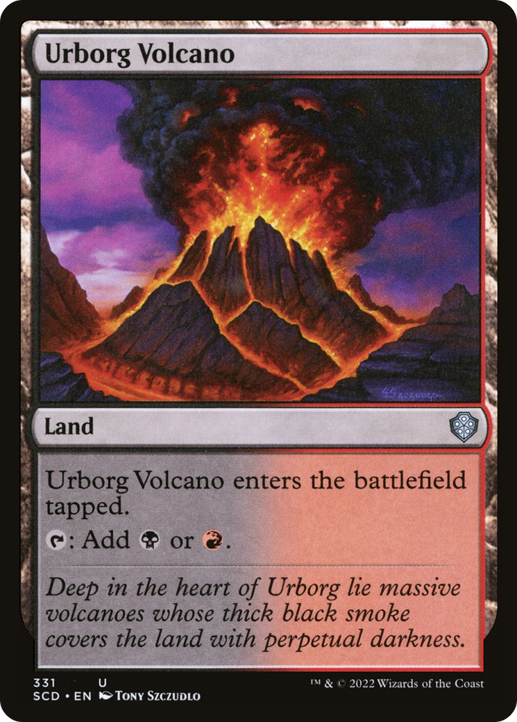 {C} Urborg Volcano [Starter Commander Decks][SCD 331]