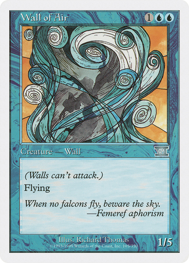 {C} Wall of Air [Classic Sixth Edition][6ED 105]