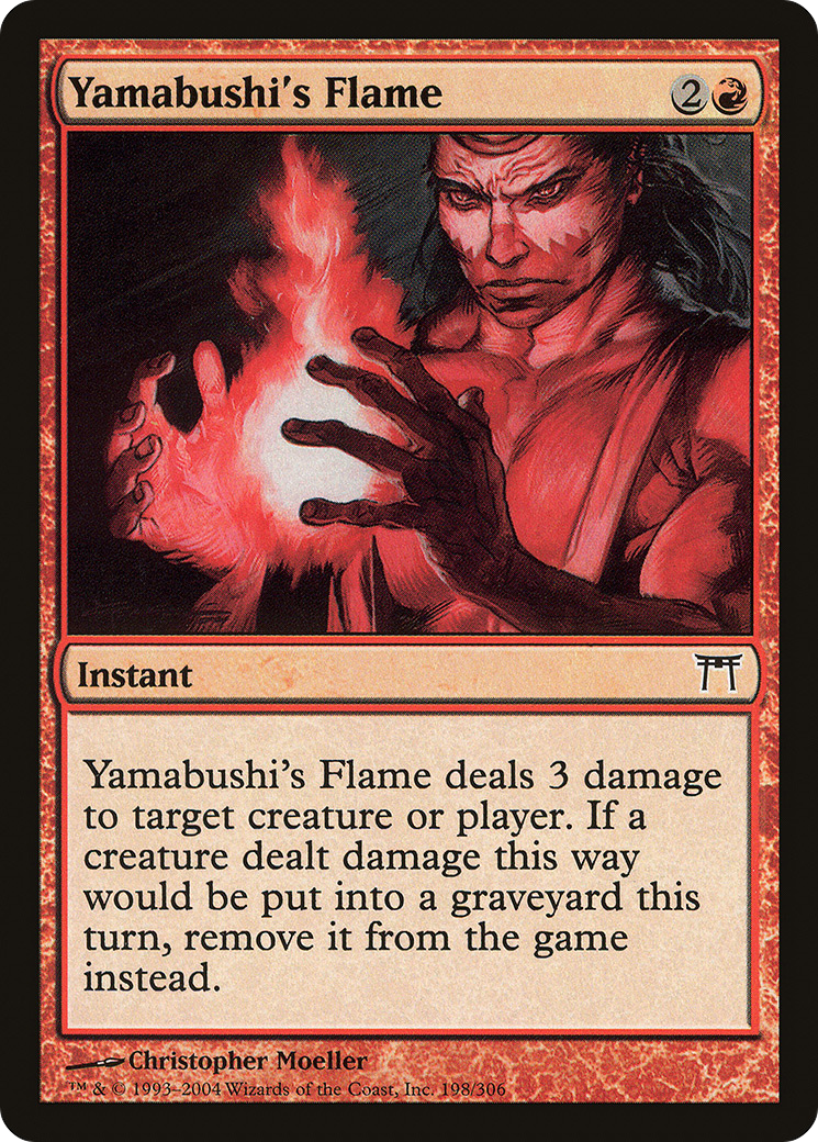 {C} Yamabushi's Flame [Champions of Kamigawa][CHK 198]