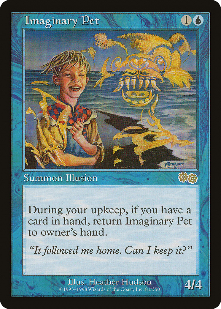 {R} Imaginary Pet [Urza's Saga][USG 081] - Misty Mountain Games