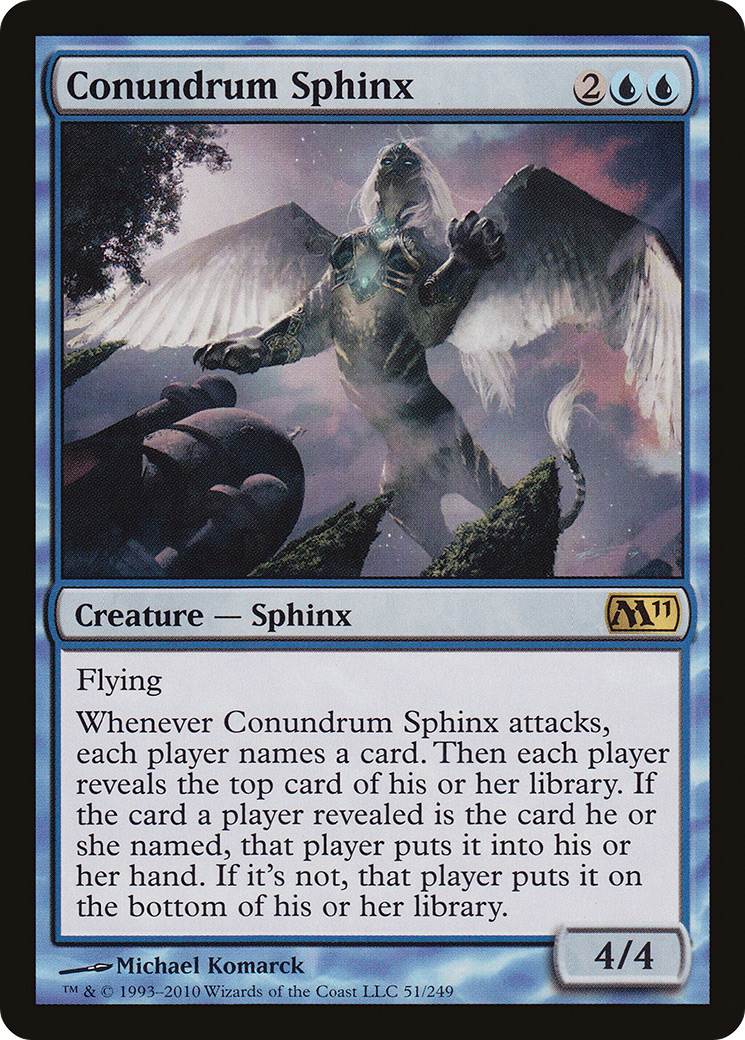 {R} Conundrum Sphinx [Magic 2011][M11 051] - Misty Mountain Games