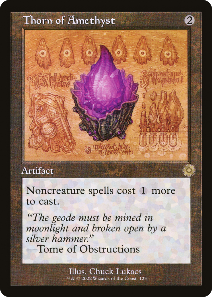 {R} Thorn of Amethyst (Retro Schematic) [The Brothers' War Retro Artifacts][BRR 123]