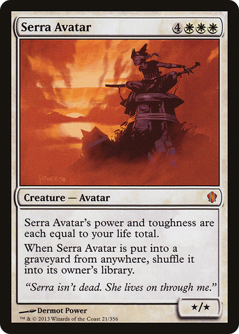 {R} Serra Avatar [Commander 2013][C13 021]