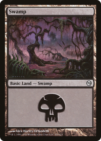 {B}[DPA 103] Swamp (103) [Duels of the Planeswalkers]