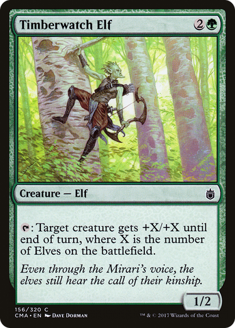 {C} Timberwatch Elf [Commander Anthology][CMA 156]