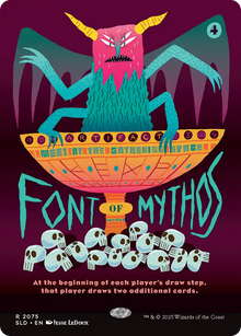 {R} Font of Mythos (Borderless) [Secret Lair Drop] [SLD 2075]