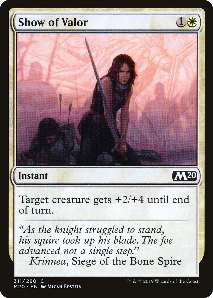 {C} Show of Valor [Core Set 2020][M20 311]