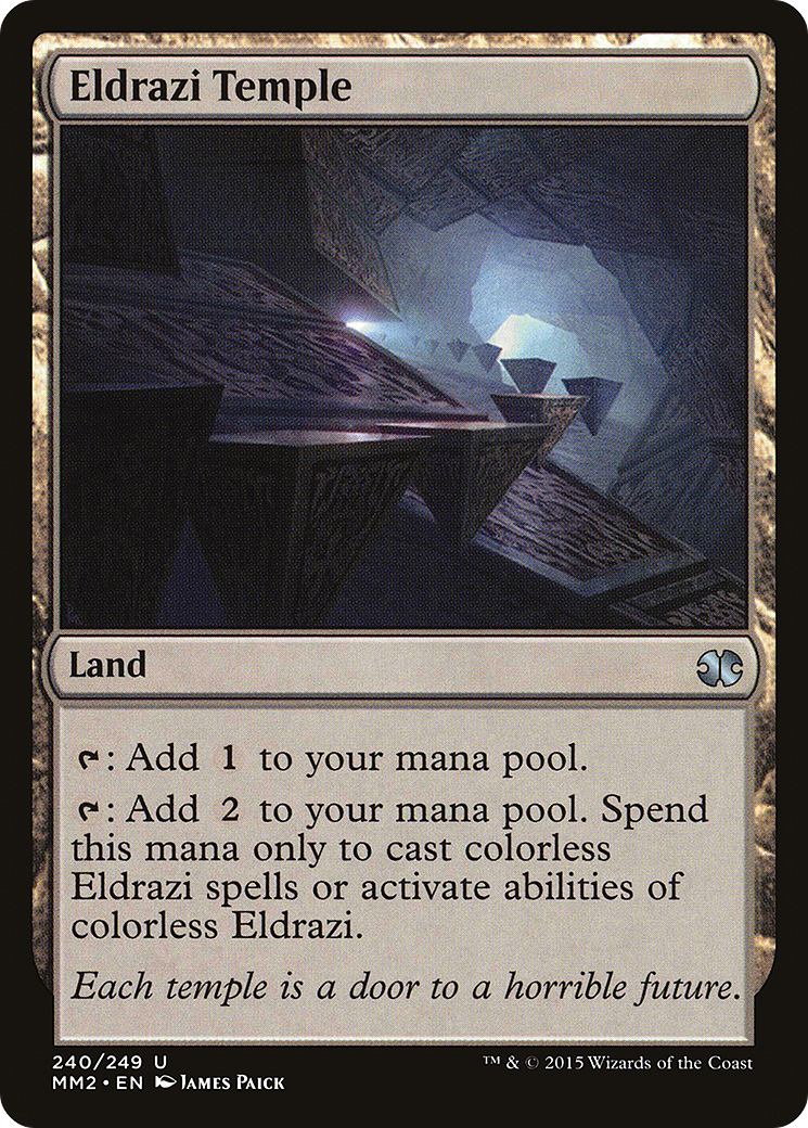 {C} Eldrazi Temple [Modern Masters 2015][MM2 240]