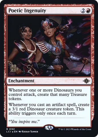 {@R} Poetic Ingenuity [The Lost Caverns of Ixalan Prerelease Cards][PR LCI 161]