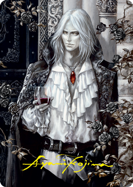 {A} Sorin the Mirthless 2 Art Card (Gold-Stamped Signature) [Innistrad: Crimson Vow Art Series][GS AVOW 002]