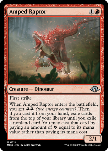 {C} Amped Raptor [Modern Horizons 3][MH3 114]