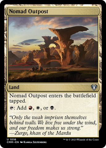 {C} Nomad Outpost [Commander Masters][CMM 1016]