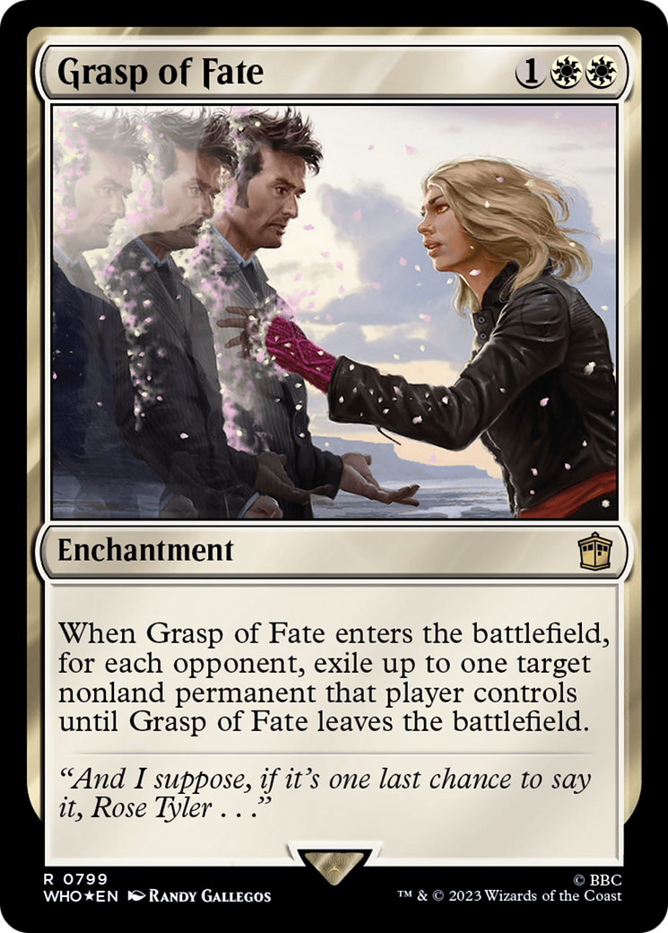 {R} Grasp of Fate (Surge Foil) [Doctor Who][WHO 799]