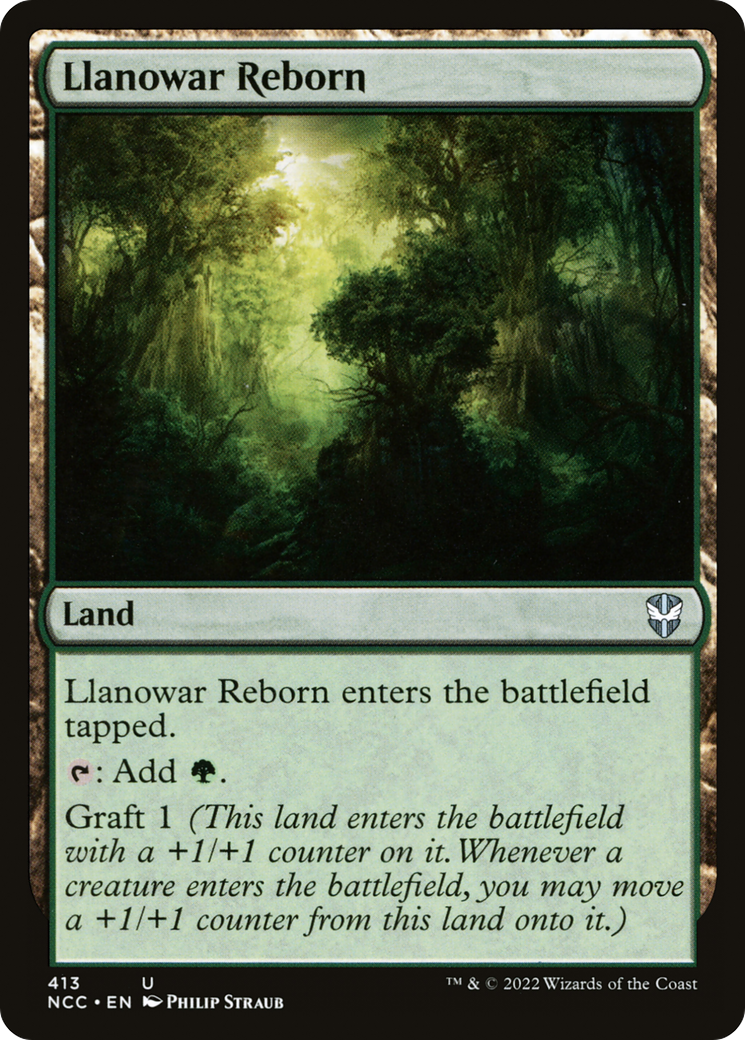 {C} Llanowar Reborn [Streets of New Capenna Commander][NCC 413]