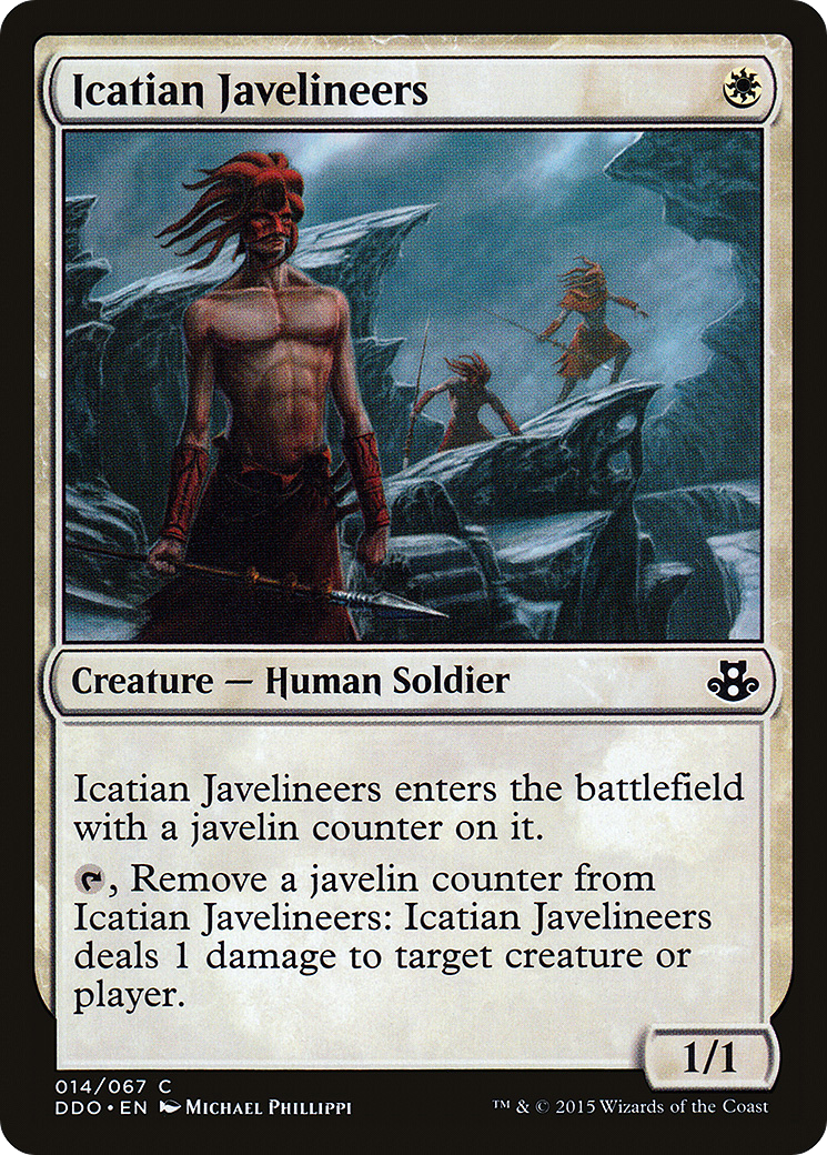 {C} Icatian Javelineers [Duel Decks: Elspeth vs. Kiora][DDO 014]