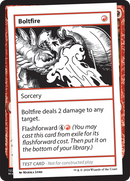 {C} Boltfire [Mystery Booster 2 Playtest Cards][MB2 PLAYTEST]